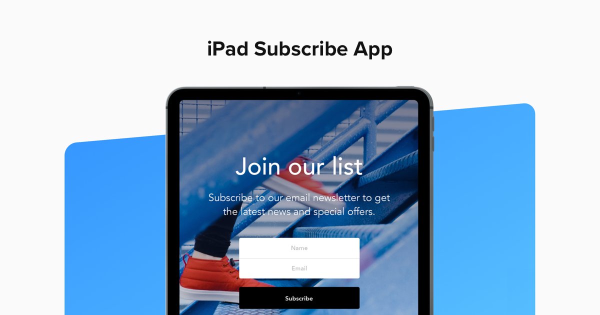 Forms App For Ipad Collect Your Leads Offline Mailerlite