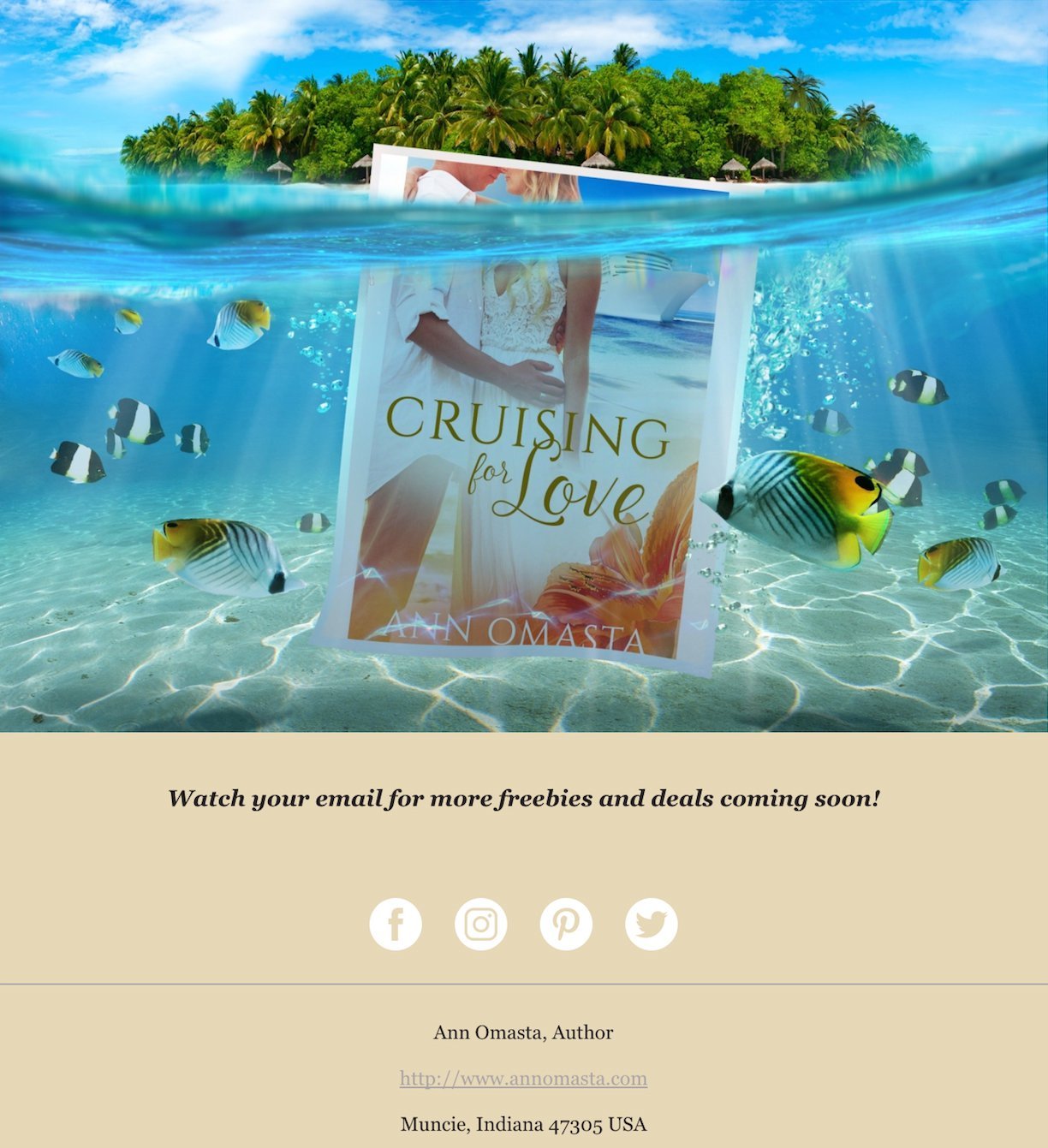 Author Ann Omasta Email newsletter Example