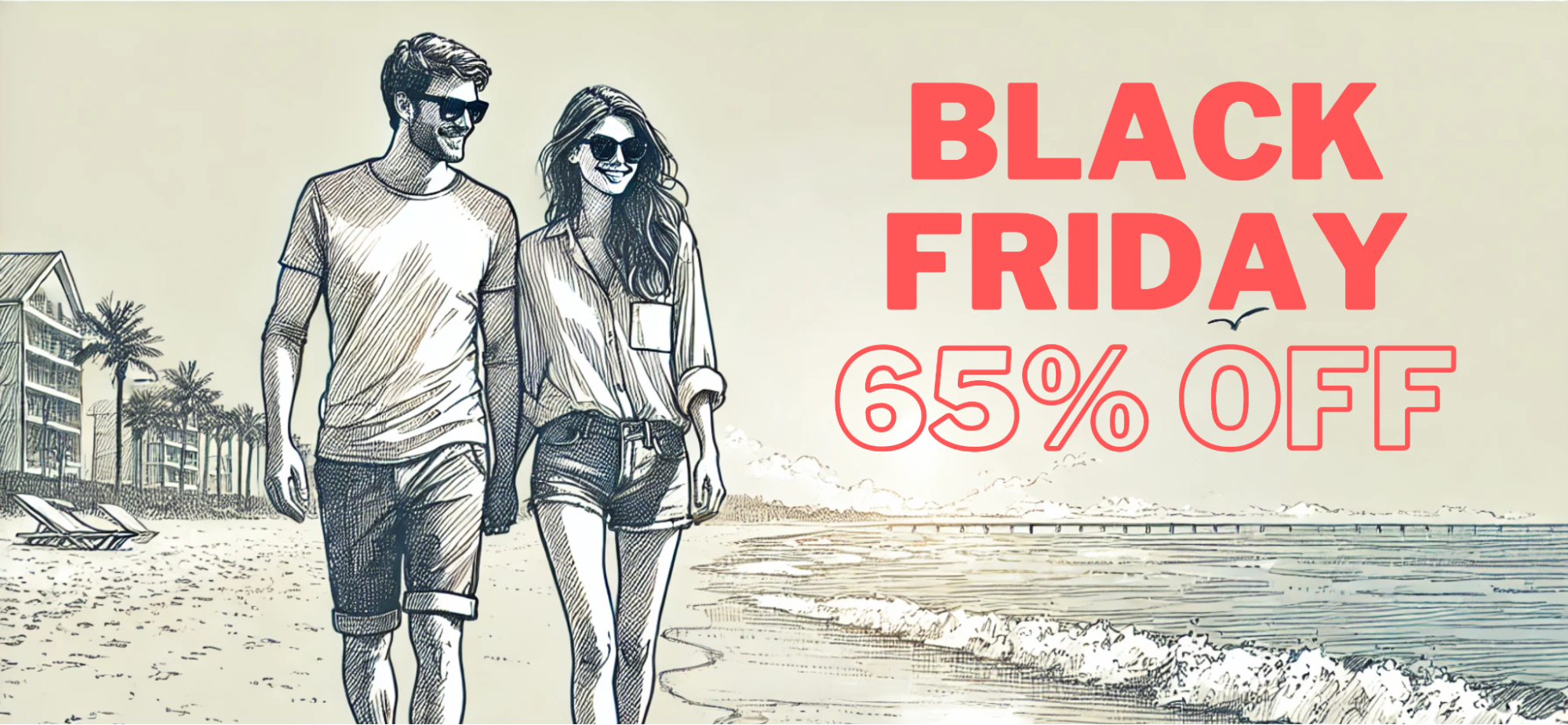 Email graphic for fictional black friday sale