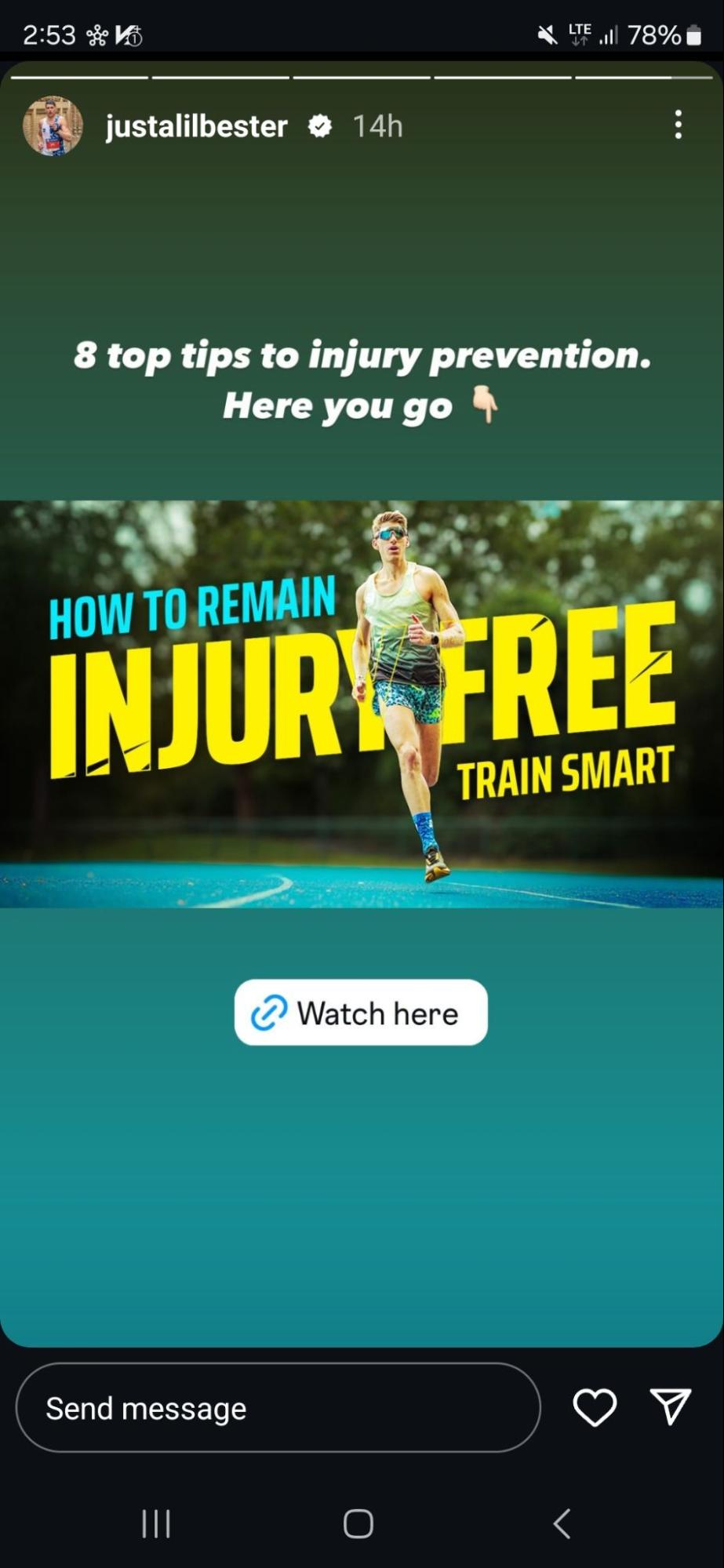 Instagram story Youtube promotion