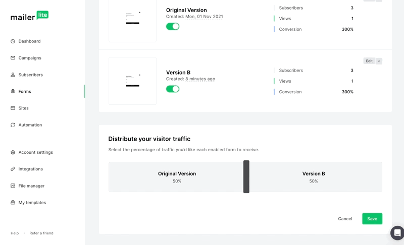 New Signup/Login Modal enabled under AB Test - Announcements