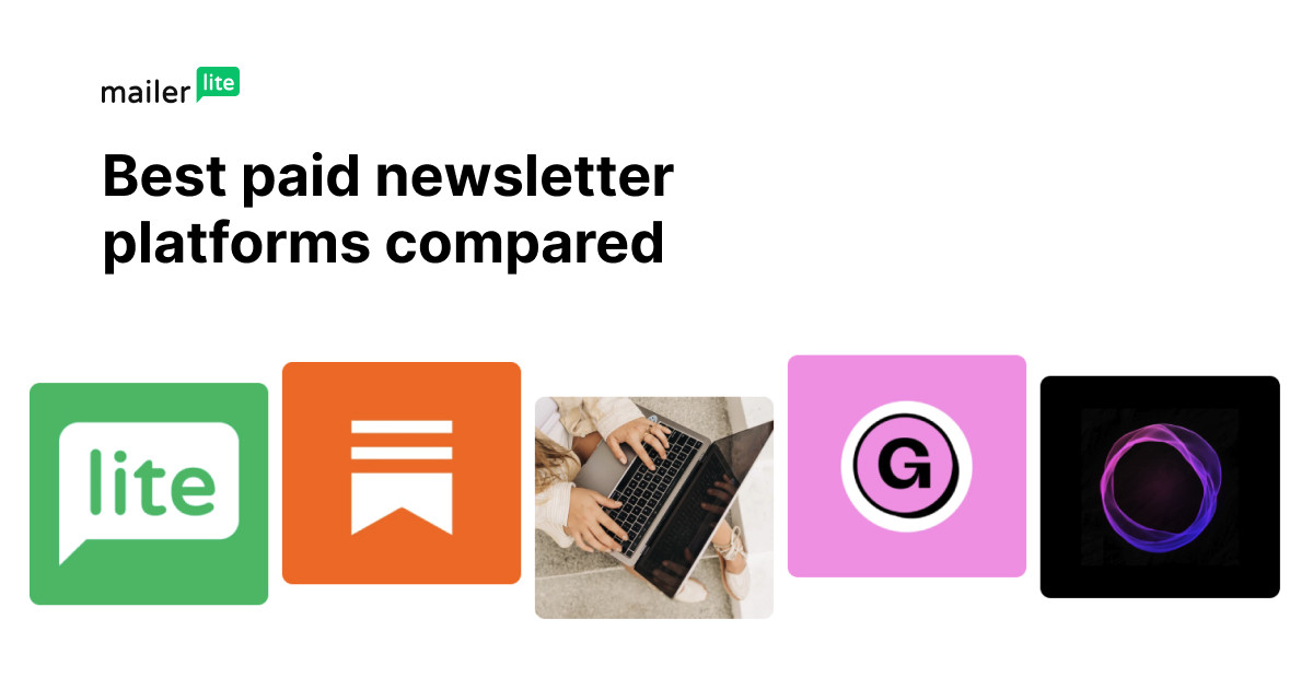 Best paid newsletter platforms compared MailerLite