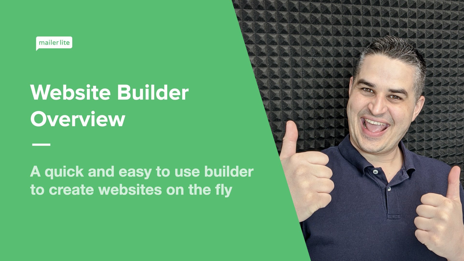 How to Easily Create Websites in Minutes - Video Tutorial - MailerLite