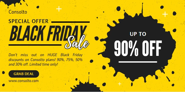 Consolto Black Friday banner