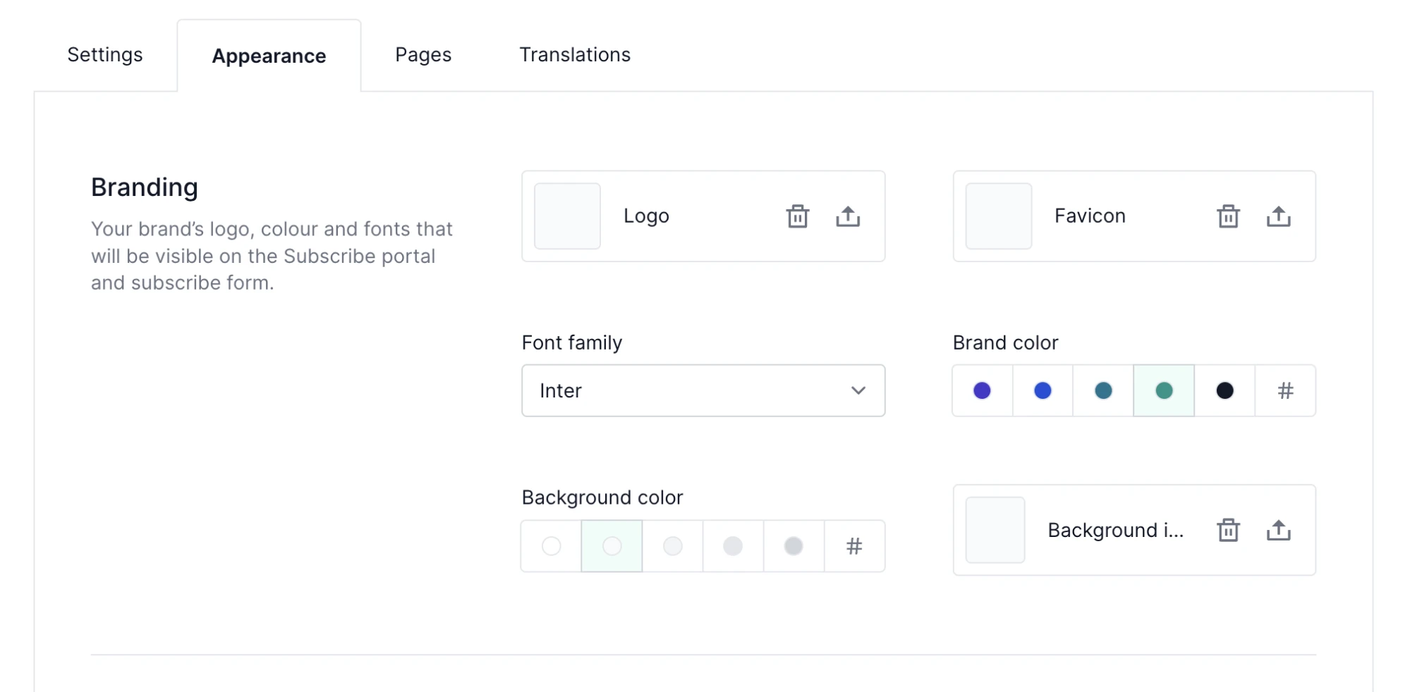 Partnero branding options