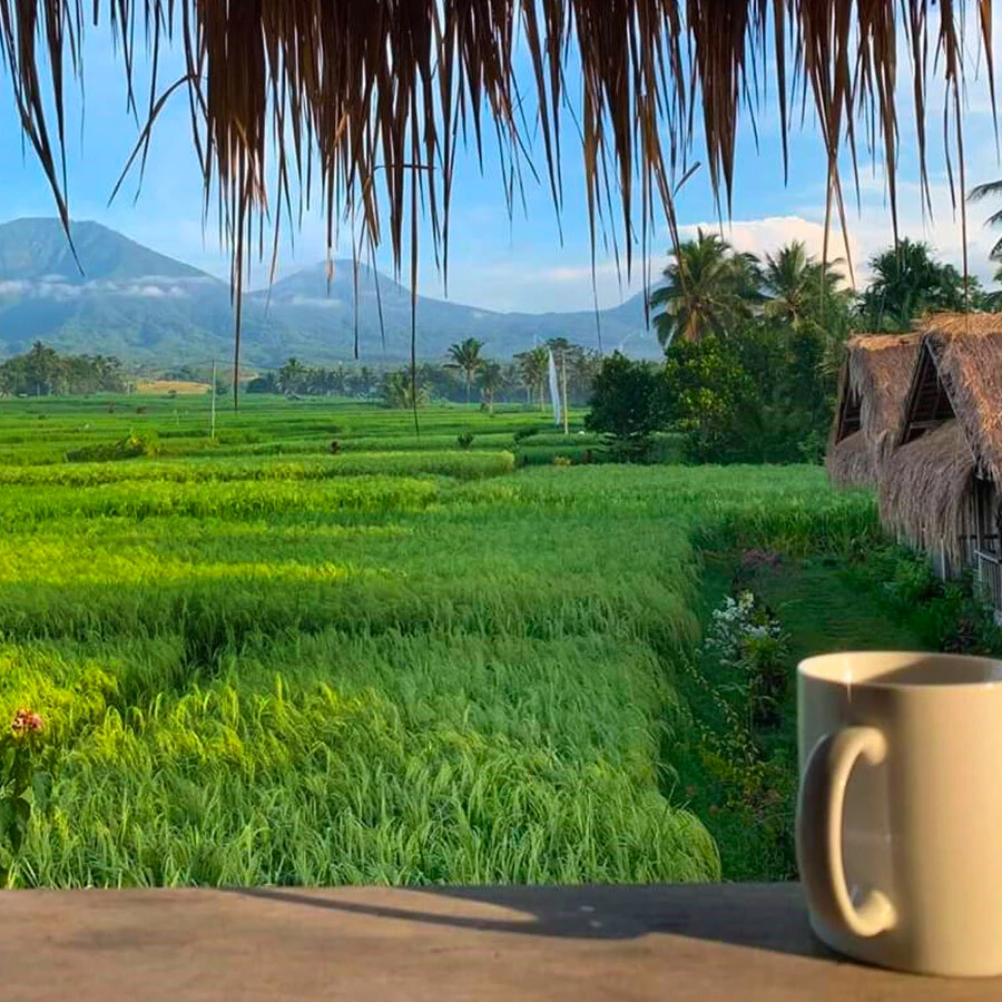 Milda Kulikauskaitė, People Operations Manager at MailerLite enjoying bali's silent retreat