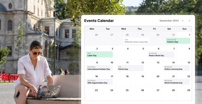 81 special events to spice up your September newsletter ideas