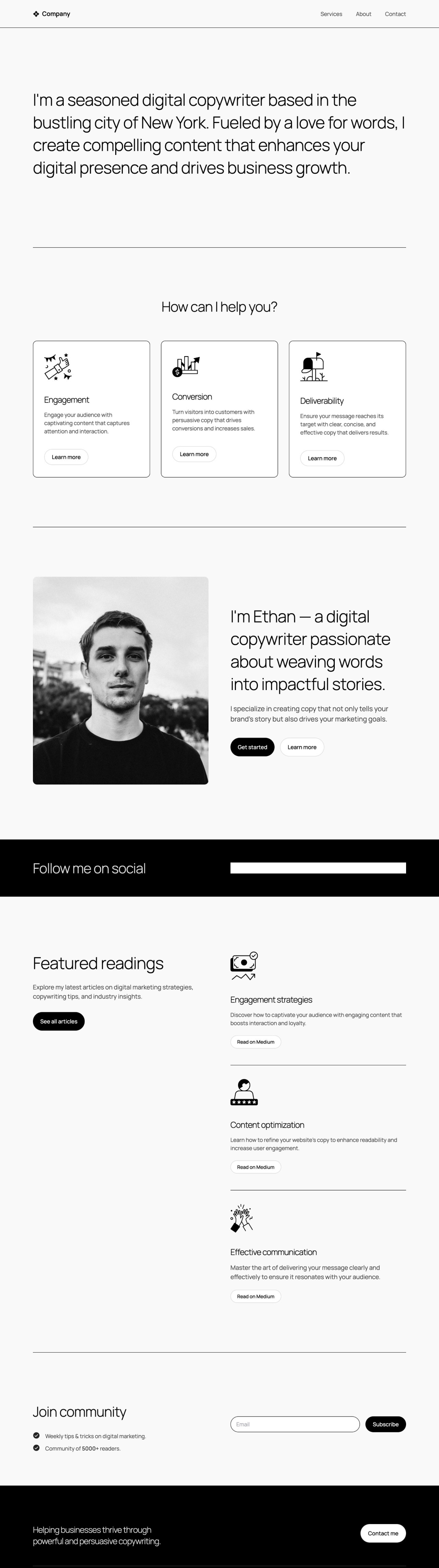 Blogger template - Made by MailerLite
