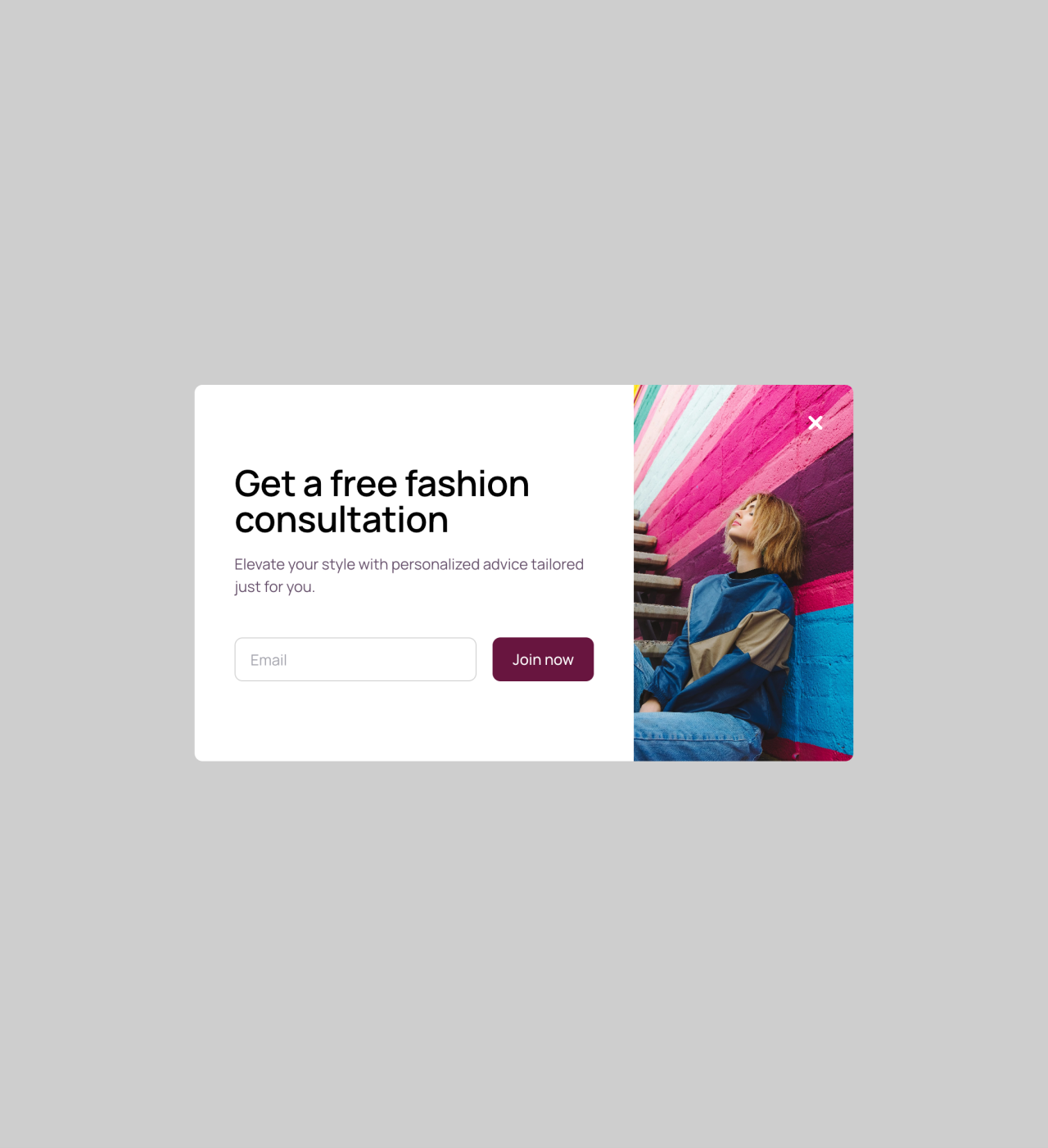 Fashion tips template - Made by MailerLite