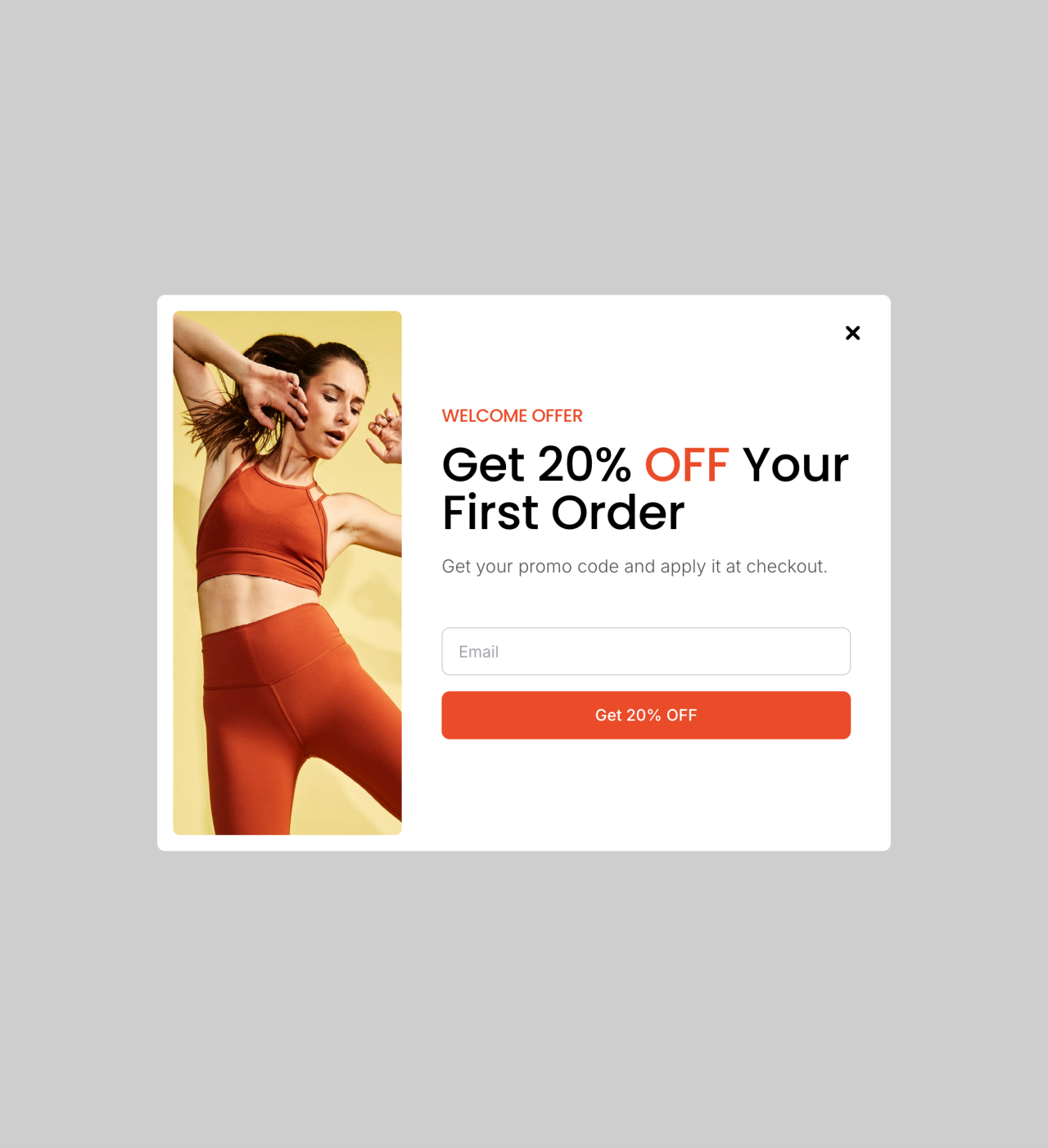 Promo code template - Made by MailerLite